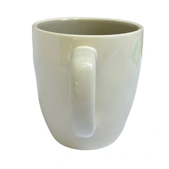 Rae Dunn TEA Mug White Gray Letters and Interior Dimples NWT 2017 OG - Picture 5 of 13